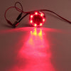 Harley Sportster Red LED Turn Signal Lights Trim Ring