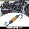 Motorcycle 56mm Stainless Steel Multicolor Exhaust Pipe Spring Hook