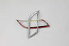 Jeep Compass Chrome Triple Rear Fog Light Cover Trim (2017-2021)
