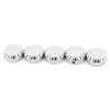 Honda GL1500 Goldwing 5Pcs Chrome Aluminum Radio Knobs (1988-2000)