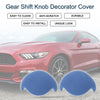 Ford Mustang 2015-2021 Blue Console Decorator Gear Shift Knob Cover