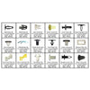 Toyota Motorhaube & Stoßstange Sortiment Clip Set (Fits Various Models)