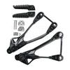 Kawasaki Ninja ZX6R Black Rear Passenger Footpegs (2005-2008)