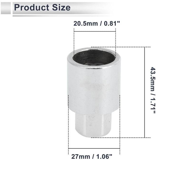 Toyota H Wheel Lock Lug Nut Antitheft Key