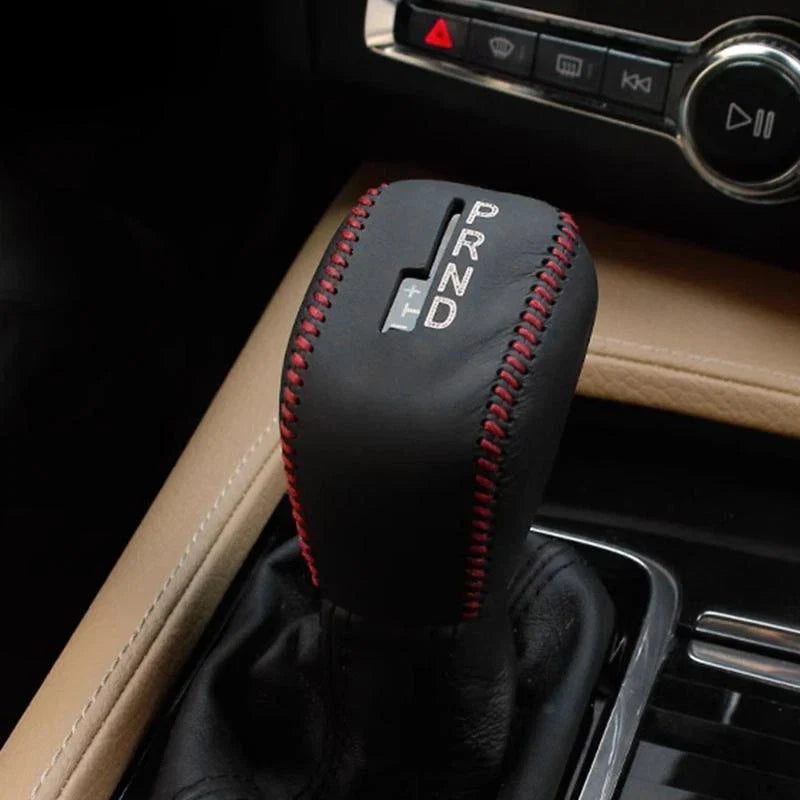 Volvo S60 XC60 V40 V60 Hand Sewn Leather Gear Shift Knob Cover (14-17)