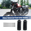 Harley 1 Pair 39mm Fork Covers Front Gaiters Shock Boots