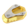 Kawasaki ER-6F / ER-6N (2013-2017) Gold Kickstand Foot Plate Pad