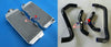 Honda ATC250R Aluminum Radiator + Black Hose (1985-1986)
