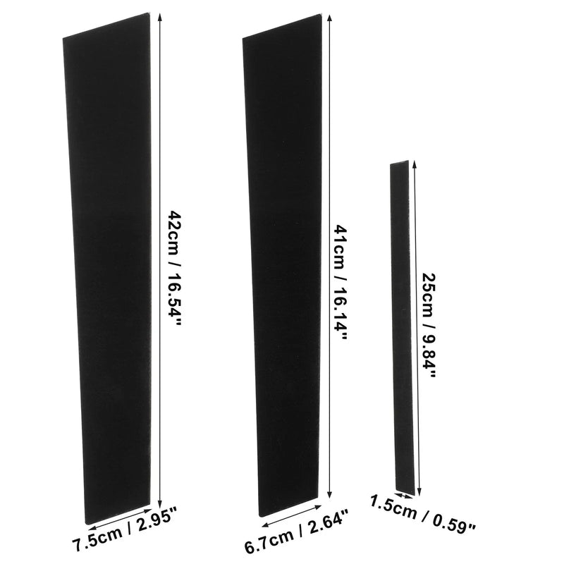 Honda Civic 6 x Car Door Cover Trim Pillar Post Stickers (2016-2021)