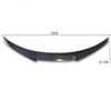 BMW E82 1 Series Coupe M4 Style Carbon Fiber Rear Trunk Spoiler (2007-2013)