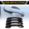 Toyota 4Runner (2010-2019) Black 4pcs Exterior Door Handle Covers