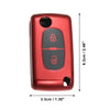Peugeot Silicone Smart Key Fob Case Cover