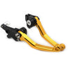 Honda XR250 XR400 Gold CNC Pivot Brake Clutch Levers (1995-2007)