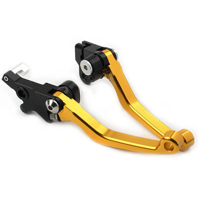 Honda XR250 XR400 Gold CNC Pivot Brake Clutch Levers (1995-2007)