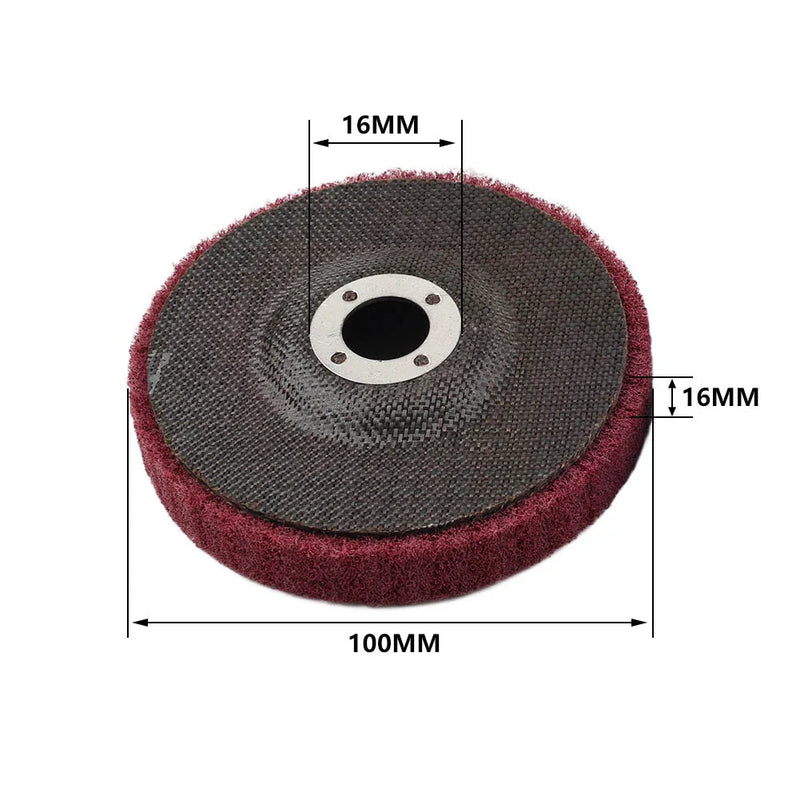Angle Grinder 100mm Nylon Fiber Flap Buffing Wheel