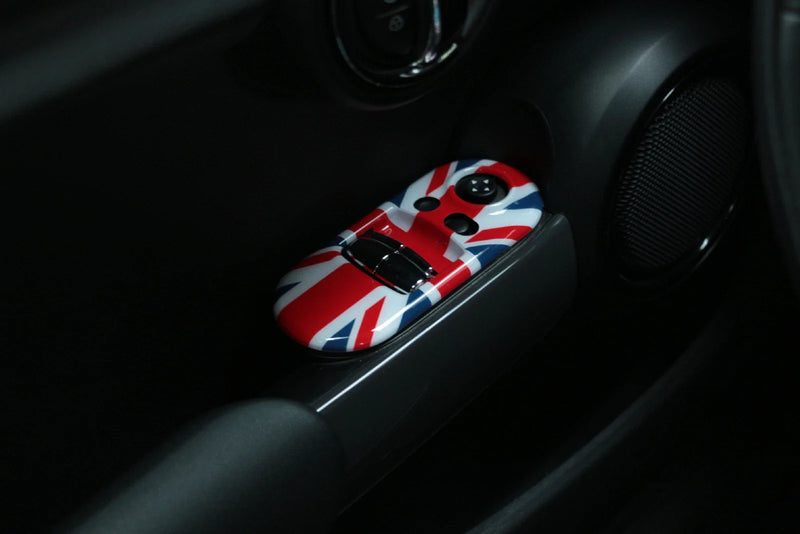 Mini Cooper F56 Union Jack Power Window Door Switch Cover Control Panel fit