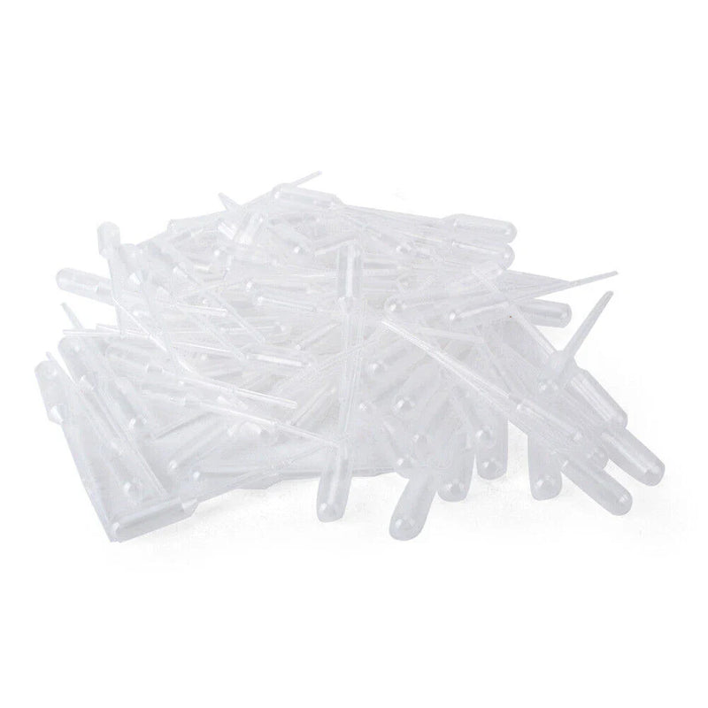 Experiments 100 x 0.2ml Graduated Disposable Plastic Eye Droppers