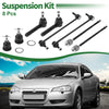Volkswagen Routan 8pcs Front Suspension Kit Tie Rod End Sway Bar Link Ball