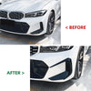 BMW G20 G21 2 x Gloss Black Front Side Fog Light Trim Covers (2023-)