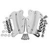 Harley Touring Sissy Bar Backrest LED Luggage Rack Docking Kit (2009-2013)