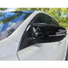 Kia Optima K5 Black OX Horn Rear View Mirror Cover Caps (2011-2015)