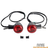Harley Sportster XL883 XL1200 Bullet Red Brake Stop Light Taillight (1992-2022)