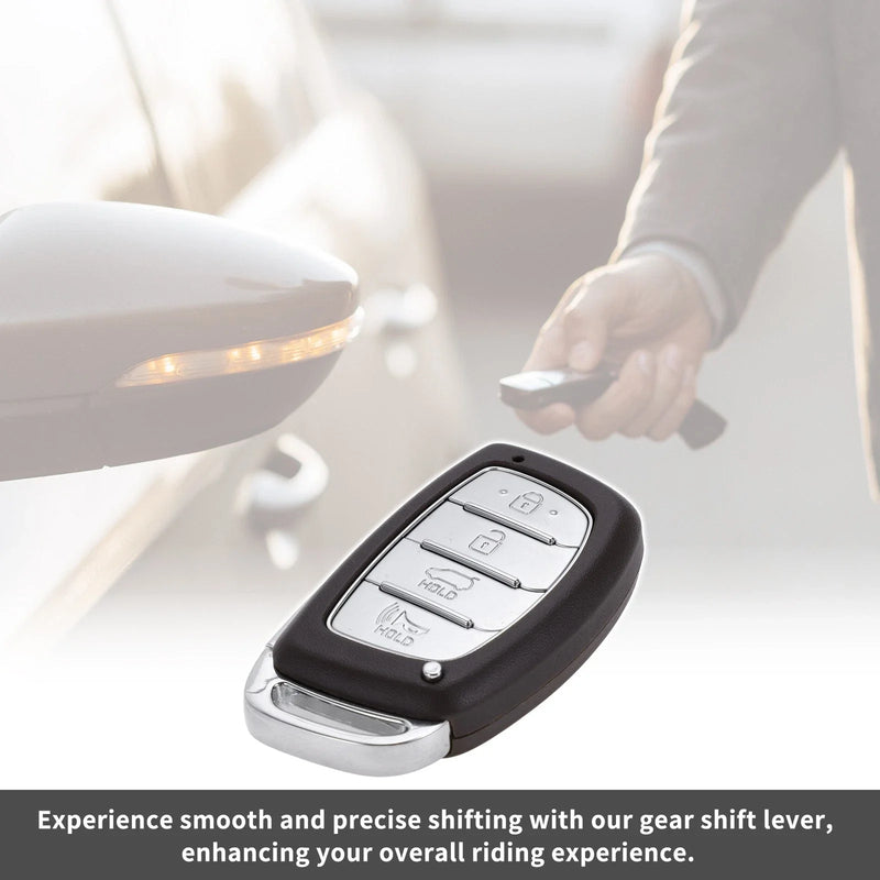 Hyundai Tucson (2015-2021) Brown Silver Tone 4 Button Key Fob Shell Case