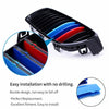 BMW 5-Series F10 F18 Front Grille Cover Strips (2010-2017)