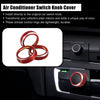 Suzuki JB64W JIMNY 3 x Car Air Conditioner Switch Knob Cover Rings (2018-2023)