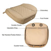 Various Models Beige PU Leather Car Seat Cushion Covers