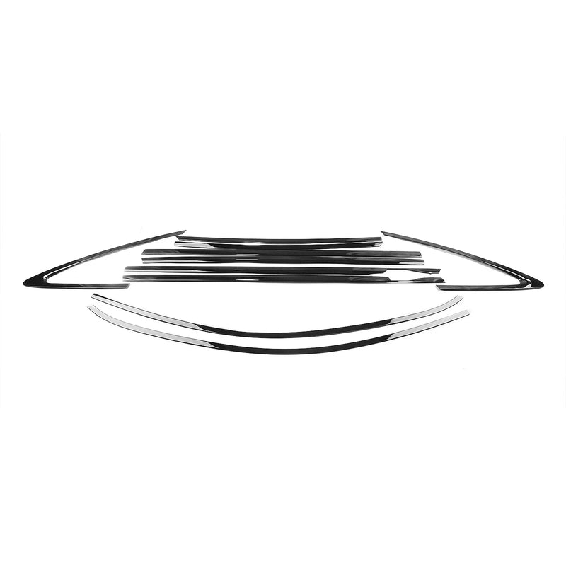 Benz GLE Coupe 10 x Titanium Black Window Moulding Seal Strips (2021-2023)