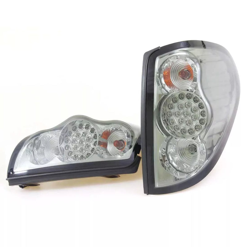 Mitsubishi L200 Triton ML MN 2006-2015 Rear LED Tail Lights Smoke Black