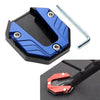 Motorcycle Blue Kickstand Extender Foot Side Stand Pad