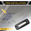 Toyota Tundra Carbon Fiber Pattern Roof Light Lamp Cover (2022–2024)