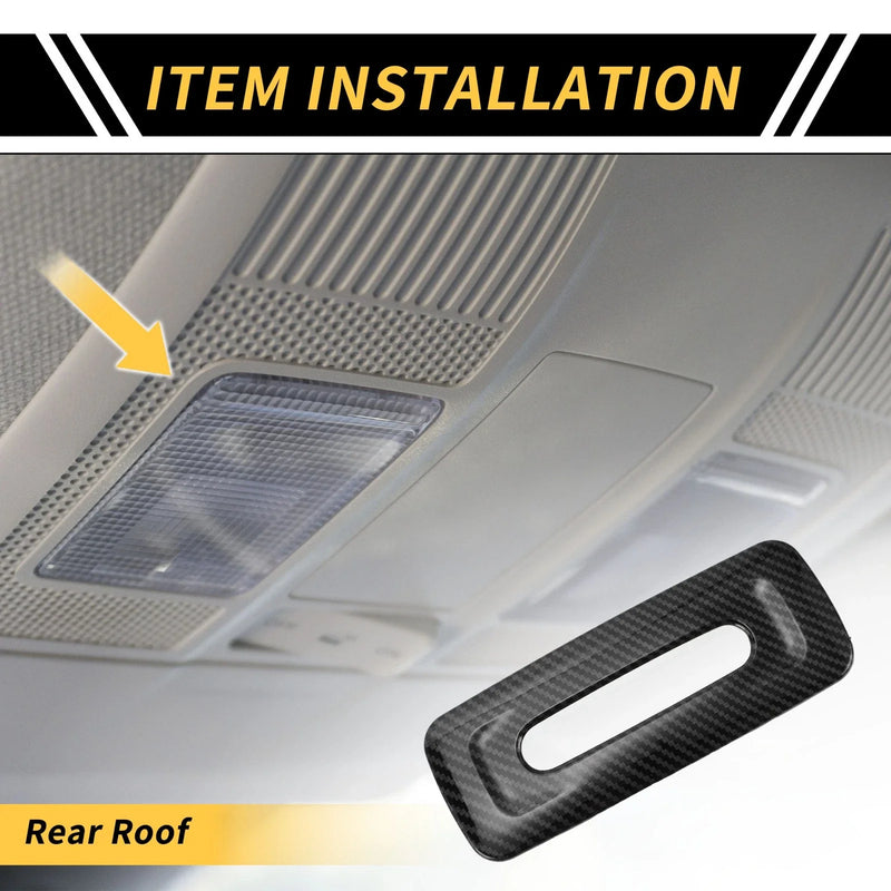 Toyota Tundra Carbon Fiber Pattern Roof Light Lamp Cover (2022–2024)