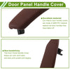 BMW X5 (2008-2013) Reddish Brown Door Handle Trim Cover