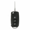 Car Car Key 3 Buttons 434MHz ABS Black Battery Remote Key
