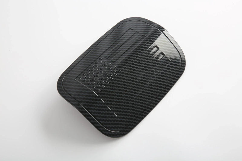 Dodge Charger Carbon Fiber Rear Oil Lid Fuel Gas Tank Cover Trim (2016-2021)