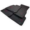 Audi RS6 C8 2019-2023 Red Stitching Custom Made Leather Floor Mats