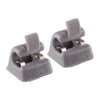 Mercedes Benz W201 W123 W124 W126 Grey Sun Visor Clips (1982-1996)