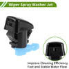 Dodge Windshield Washer Nozzle Kit w/ Hose Connector (2011-2019)