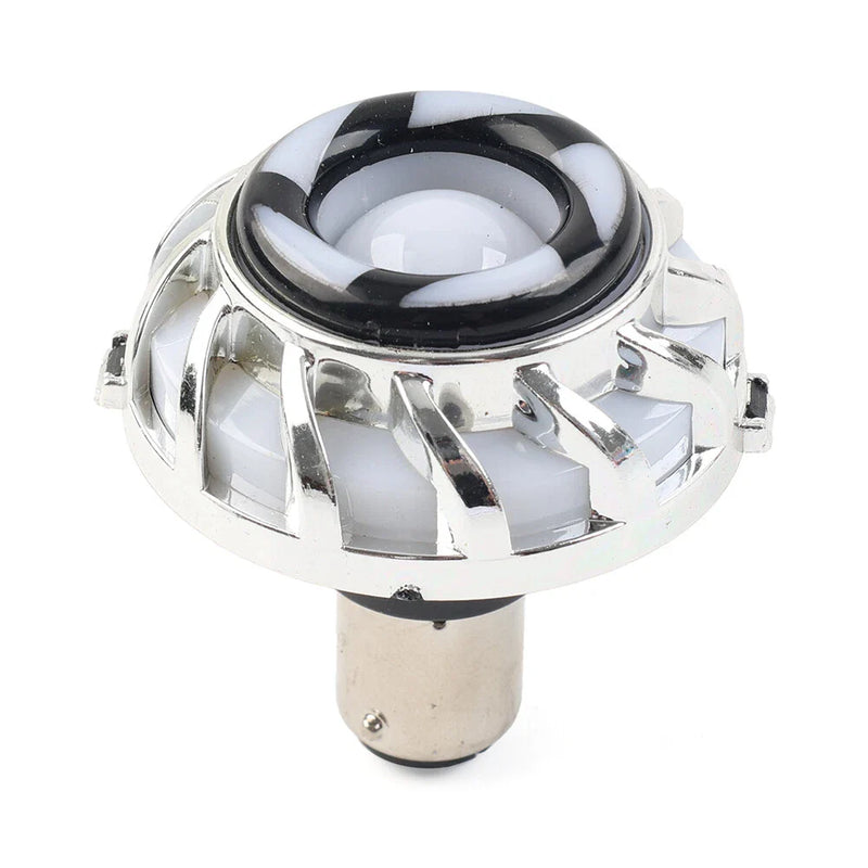 LED Headlight Motorcycle Angel Eye Strobe Tail Brake Rear Lights 12V