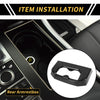 Toyota Tundra Carbon Fiber Armrestbox Rear Cup Holder Covers (2022-2024)