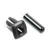 BMW 5 Series 4 x Car Door Lock Pin Cap Cover Bezel Black (2011-2017)