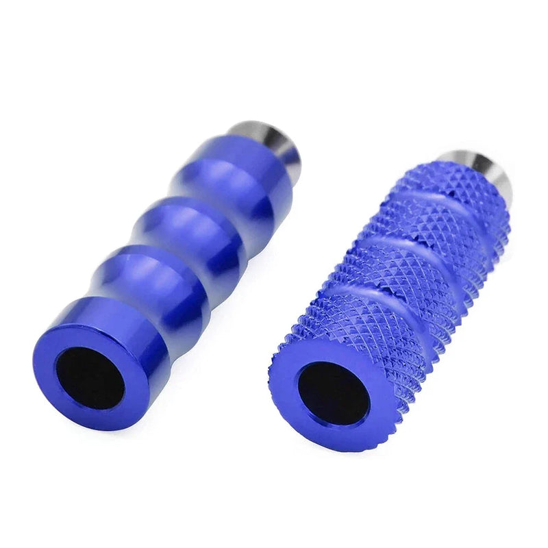 Universal Motorcycle Blue 6mm Foot Peg Gear Shift Brake Lever Toe Peg Pedal