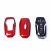 Ford Explorer Red Carbon Fiber Key Shell Cover