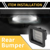 Ford F-150 License Plate Light Tag Lamp White (2015-2023)