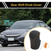 Honda Accord (2008-2012) Black Orange Faux Leather Car Gear Shift Knob Cover