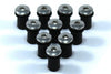 Honda 10x Goma Well Tuercas Parabrisas Carenado Stainless Steel