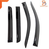 Nissan Navara Ute Black Wind Deflector Visor Shield (2015-2021)